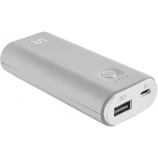 Trust Urban Revolt Cinco Powerbank 5200mAh fehér-szürke (20508) Trust Urban Revolt Cinco Powerbank 5200mAh fehér-szürke (20508)