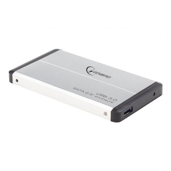 Gembird 2.5'' külső SATA merevlemez ház USB 3.0 ezüst (EE2-U3S-2-S)