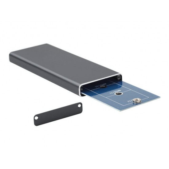 Gembird 2.5'' külső M.2 SSD ház USB 3.0 fekete (EE2280-U3C-01)