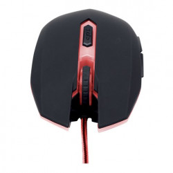 Gembird MUSG-001-R optikai egér fekete-piros USB