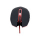Gembird MUSG-001-R optikai egér fekete-piros USB Gembird MUSG-001-R optikai egér fekete-piros USB