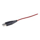 Gembird MUSG-001-R optikai egér fekete-piros USB Gembird MUSG-001-R optikai egér fekete-piros USB