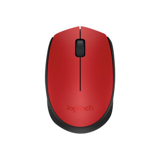 Logitech M171 vezeték nélküli egér piros-feket (910-004641) Logitech M171 vezeték nélküli egér piros-feket (910-004641)