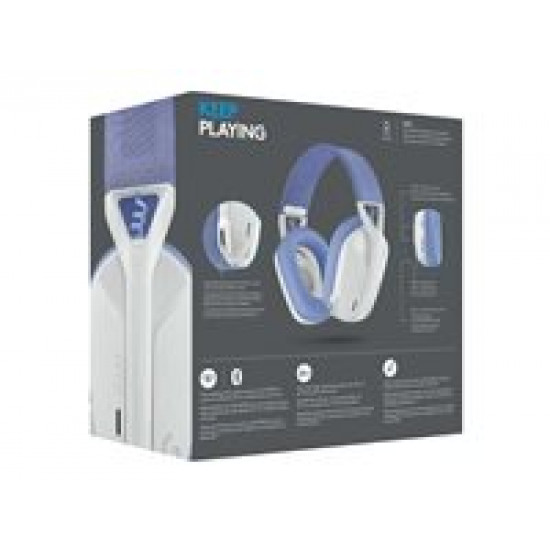 LOGITECH G435 LightSpeed Wireless Gaming Headset - WHITE - EMEA