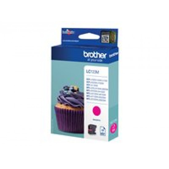 Brother LC123M magenta tintapatron