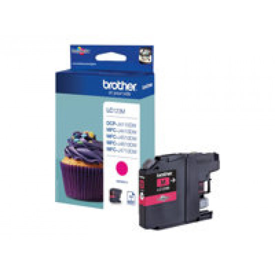 Brother LC123M magenta tintapatron