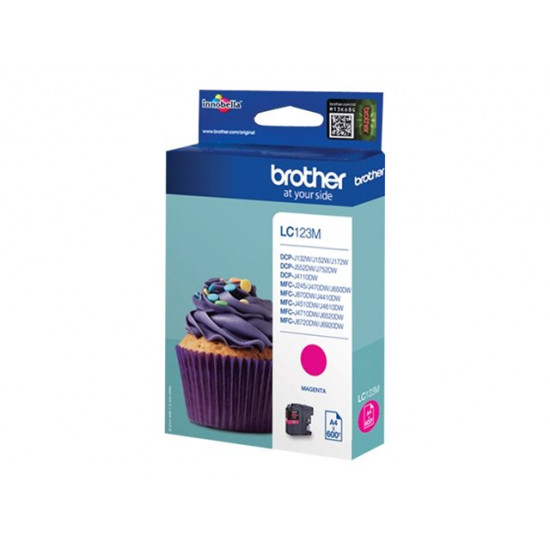 Brother LC123M magenta tintapatron