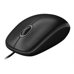 Logitech B100 optikai egér fekete USB OEM (910-003357)