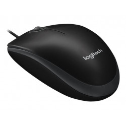 Logitech B100 optikai egér fekete USB OEM (910-003357)