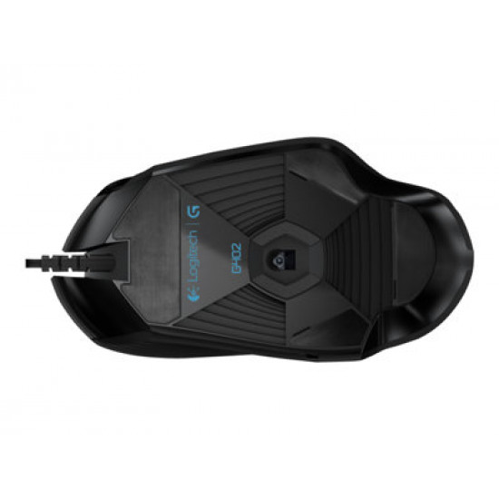 Logitech G402 Hyperion Fury optikai egér fekete USB (910-004068)