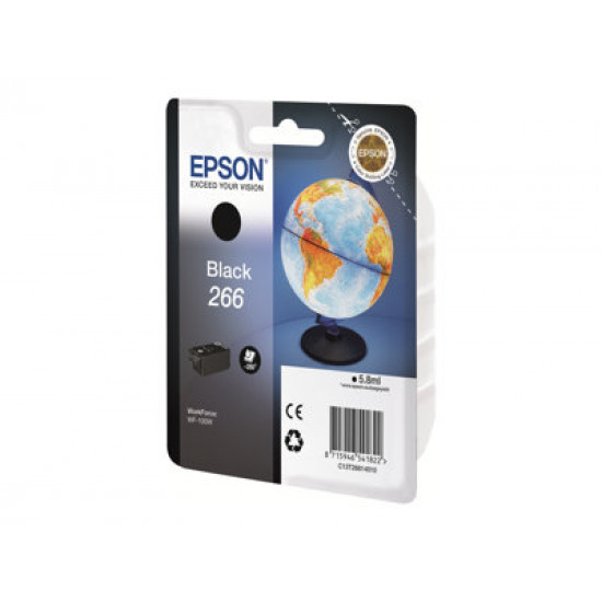 EPSON C13T26614010 Tintapatron Epson fekete 266 WorkForce WF-100W EPSON C13T26614010 Tintapatron Epson fekete 266 WorkForce WF-100W