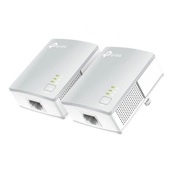 TP-LINK AV500 Nano Powerline Ethernet Adapter Kit. Ultra Compact Size. 500Mbps Powerline Datarate. 100Mbps Fast Ethernet. HomePlug TP-LINK AV500 Nano Powerline Ethernet Adapter Kit. Ultra Compact Size. 500Mbps Powerline Datarate. 100Mbps Fast Ethernet. HomePlug