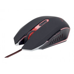 Gembird MUSG-001-R optikai egér fekete-piros USB