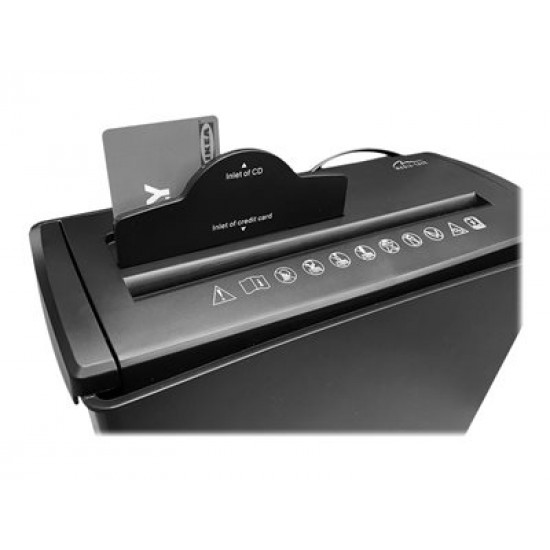 MEDIATECH SHREDDER - Documents shredder. Cutting paper, foil, CD/DVD discs, credit cards. (MT215) MEDIATECH SHREDDER - Documents shredder. Cutting paper, foil, CD/DVD discs, credit cards. (MT215)