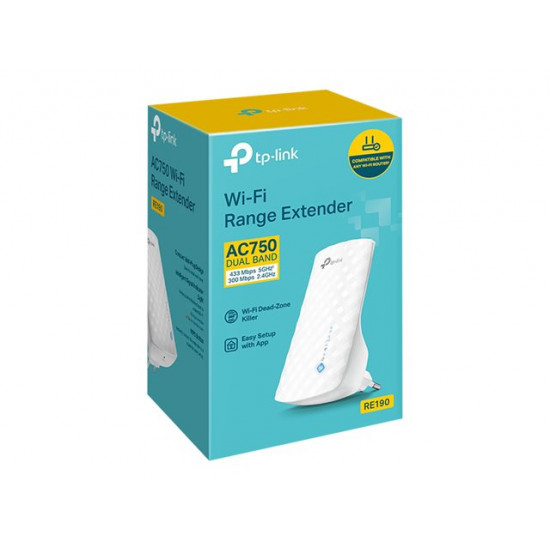 TP-Link RE190 AC750 WiFi Range Extender TP-Link RE190 AC750 WiFi Range Extender