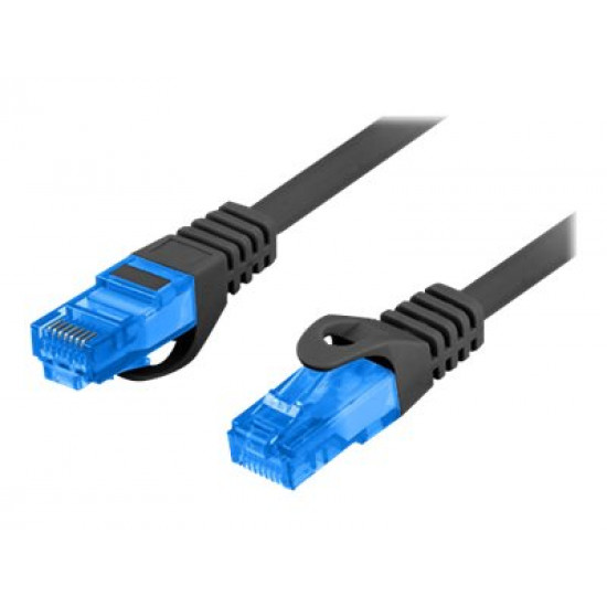 LANBERG patchcord cat.6A FTP 2m black kábel LANBERG patchcord cat.6A FTP 2m black kábel