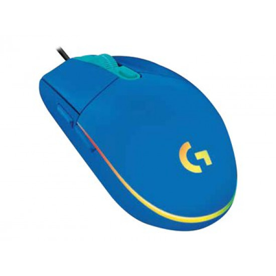 Logitech G102 LIGHTSYNC gaming egér kék (910-005801)