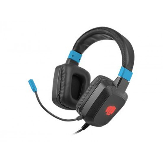 natec Fury Raptor mikrofonos gamer fejhallgató fekete-kék (NFU-1584) natec Fury Raptor mikrofonos gamer fejhallgató fekete-kék (NFU-1584)