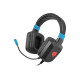natec Fury Raptor mikrofonos gamer fejhallgató fekete-kék (NFU-1584) natec Fury Raptor mikrofonos gamer fejhallgató fekete-kék (NFU-1584)