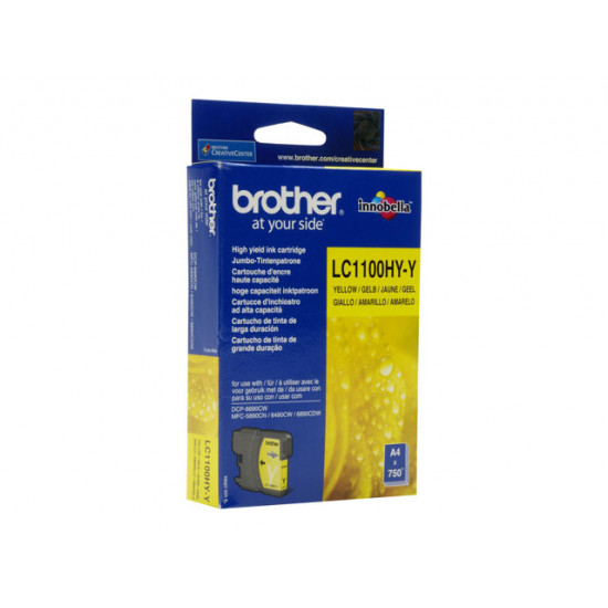 Brother LC1100HYY sárga tintapatron