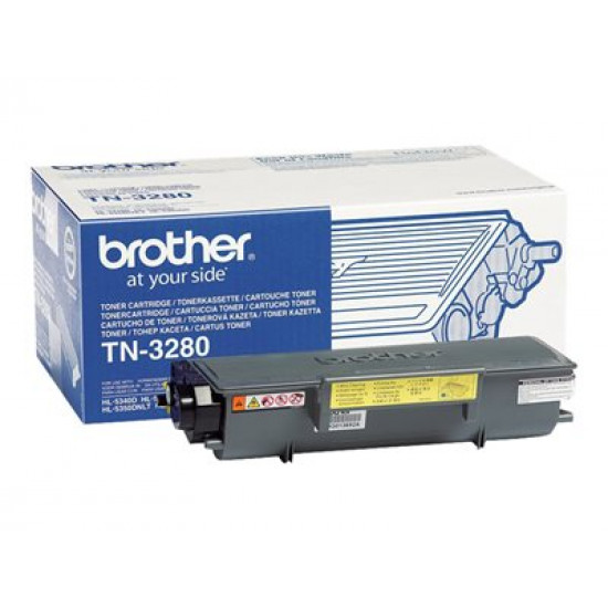 Brother Toner TN-3280 TN3280 Eredeti Fekete 8000 oldal