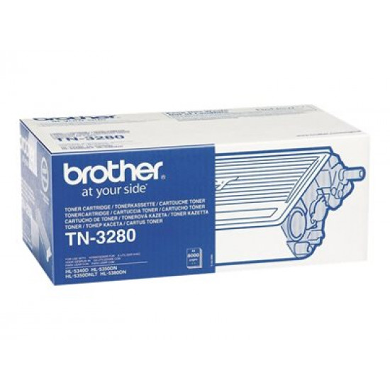Brother Toner TN-3280 TN3280 Eredeti Fekete 8000 oldal