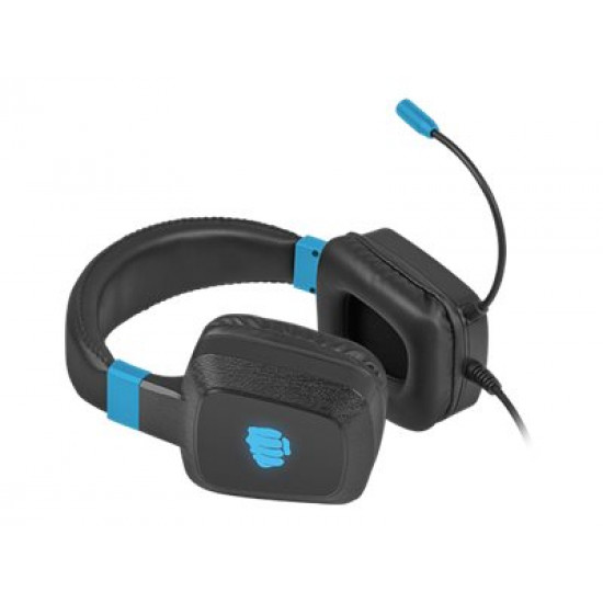 natec Fury Raptor mikrofonos gamer fejhallgató fekete-kék (NFU-1584) natec Fury Raptor mikrofonos gamer fejhallgató fekete-kék (NFU-1584)