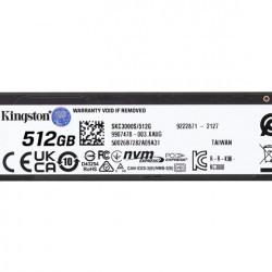 Kingston KC3000 512GB M.2 NVMe PCIe 4.0 SSD meghajtó