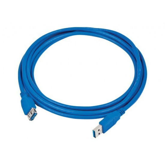 Gembird Cablexpert USB 3.0 Type-A hosszabbító kábel, 1.8m, kék (CCP-USB3-AMAF-6) Gembird Cablexpert USB 3.0 Type-A hosszabbító kábel, 1.8m, kék (CCP-USB3-AMAF-6)