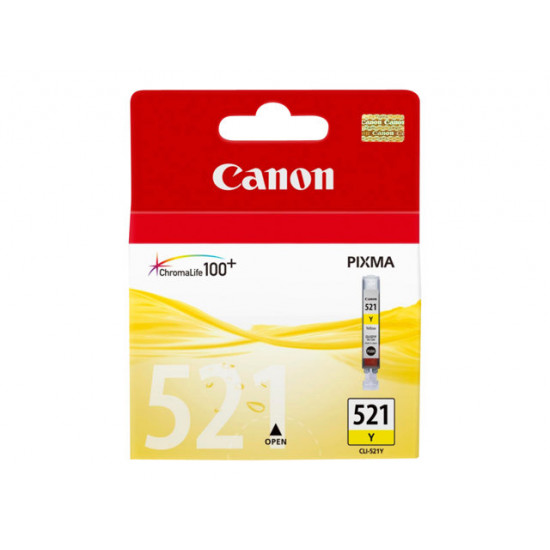 CANON 2936B001 Canon CLI521Y sárga tinta iP3600/iP4600/MP540/MP620/MP630/MP980 CANON 2936B001 Canon CLI521Y sárga tinta iP3600/iP4600/MP540/MP620/MP630/MP980