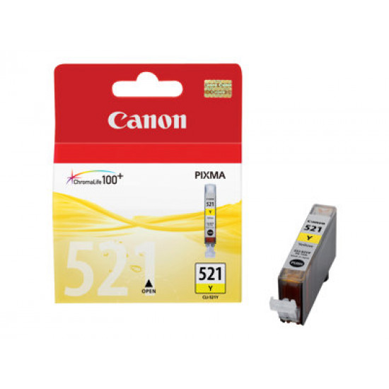 CANON 2936B001 Canon CLI521Y sárga tinta iP3600/iP4600/MP540/MP620/MP630/MP980 CANON 2936B001 Canon CLI521Y sárga tinta iP3600/iP4600/MP540/MP620/MP630/MP980