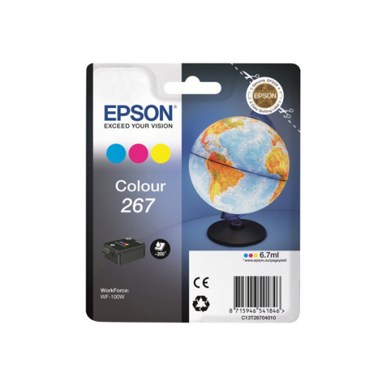 EPSON C13T26704010 Tintapatron Epson color 267 WorkForce WF-100W EPSON C13T26704010 Tintapatron Epson color 267 WorkForce WF-100W