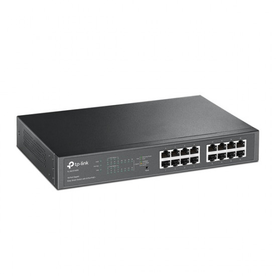 TPLINK TL-SG1016PE TP-Link TL-SG1016PE 16-port Gigabit Rack mount Switch Easy Smart with 8-port PoE TPLINK TL-SG1016PE TP-Link TL-SG1016PE 16-port Gigabit Rack mount Switch Easy Smart with 8-port PoE