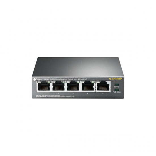 TP-Link TL-SF1005P 10/100Mbps 5 portos mini switch TP-Link TL-SF1005P 10/100Mbps 5 portos mini switch