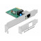 DELOCK PCI-E x1 Vezetékes hálózati Adapter, 1x Gigabit LAN RTL8111