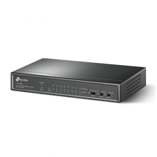 TP-Link TL-SF1009P 10/100Mbps 8 portos PoE+ switch TP-Link TL-SF1009P 10/100Mbps 8 portos PoE+ switch