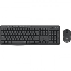 Logitech MK295 Silent vezeték nélküli billentyűzet + egér grafitszürke (920-009806)