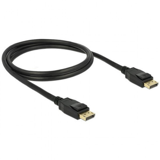 BLACKBIRD Displayport 1.2 apa - apa Összekötő kábel, 4K, 60Hz, 1.5m (BH1320) BLACKBIRD Displayport 1.2 apa - apa Összekötő kábel, 4K, 60Hz, 1.5m (BH1320)