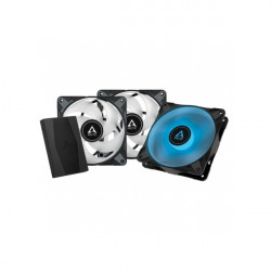 ARCTIC COOLING CPU hűtő P12 PWM PST RGB 0dB, 12cm + Kontroller 3-PACK (ACFAN00229A)