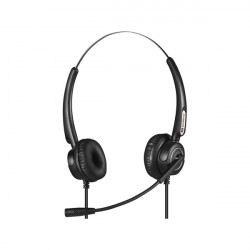 SANDBERG Headset mikrofonnal, USB+RJ9/11 Headset Pro Stereo, Fekete