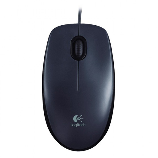 Logitech M90 optikai egér sötét szürke USB (910-001793) Logitech M90 optikai egér sötét szürke USB (910-001793)