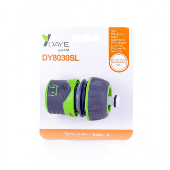 Daye 3/4'' gyors tömlőcsatlakozó vízmegállító rendszerrel (DY8030SL)
