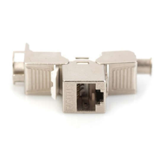DIGITUS CAT6A árnyékolt szerszám nélkül szerelhető Keystone Jack (DN-93615) DIGITUS CAT6A árnyékolt szerszám nélkül szerelhető Keystone Jack (DN-93615)