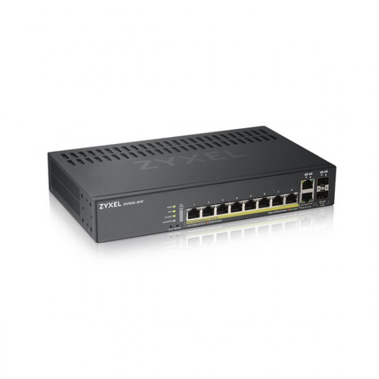 ZyXEL GS1920-8HPv2 8port GbE LAN PoE (130W) 2port Gbe combo RJ45/SFP L2 menedzselhető switch ZyXEL GS1920-8HPv2 8port GbE LAN PoE (130W) 2port Gbe combo RJ45/SFP L2 menedzselhető switch