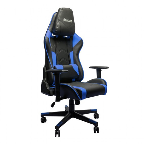 Stansson gamer szék - fekete/kék (UCE602BK) Stansson gamer szék - fekete/kék (UCE602BK)