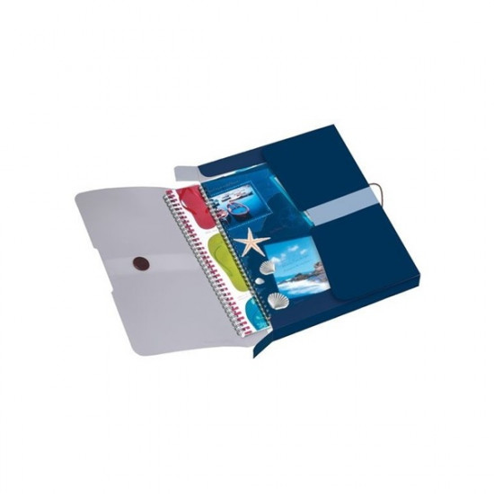 Herlitz Easy PP újrafelhasznált műanyag kék füzetbox (11279841) Herlitz Easy PP újrafelhasznált műanyag kék füzetbox (11279841)