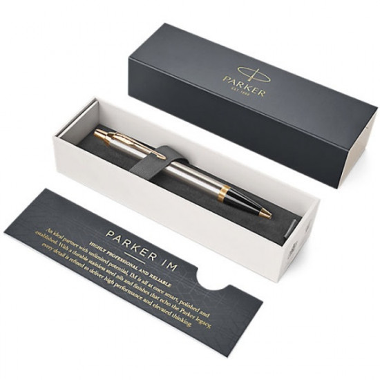 Parker Royal IM arany klipsz csiszolt fém golyóstoll (7010559005) Parker Royal IM arany klipsz csiszolt fém golyóstoll (7010559005)
