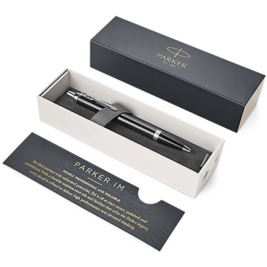 Parker Royal IM ezüst klipsz fekete golyóstoll (7010559001) Parker Royal IM ezüst klipsz fekete golyóstoll (7010559001)