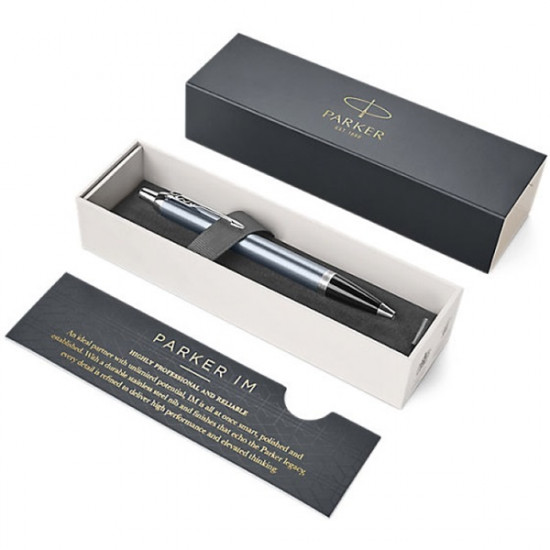 Parker Royal IM ezüst klipsz kék-szürke golyóstoll (7010559004)
