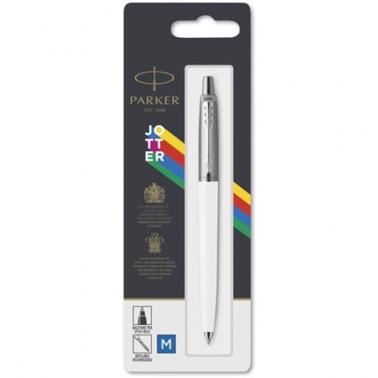 Parker Royal 2096874 Jotter Original BL ezüst klipszes fehér golyóstoll (7010595007) Parker Royal 2096874 Jotter Original BL ezüst klipszes fehér golyóstoll (7010595007)